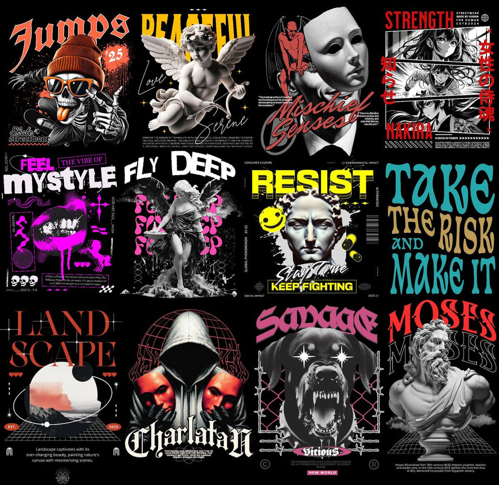 Streetwear Shirt Design Pack