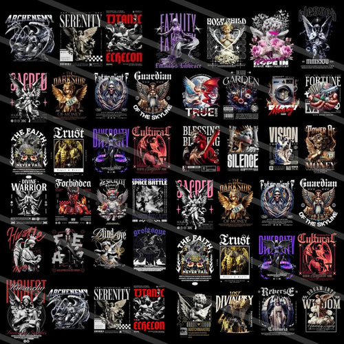 1000 png Streetwear Bundle, Tshirt Design Bundle, T-shirt impression Design